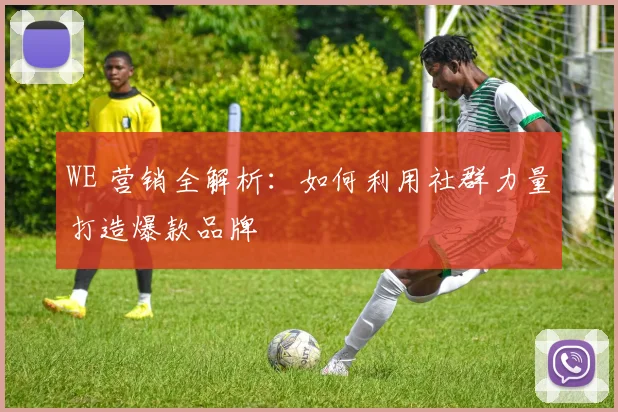 WE 营销全解析：如何利用社群力量打造爆款品牌